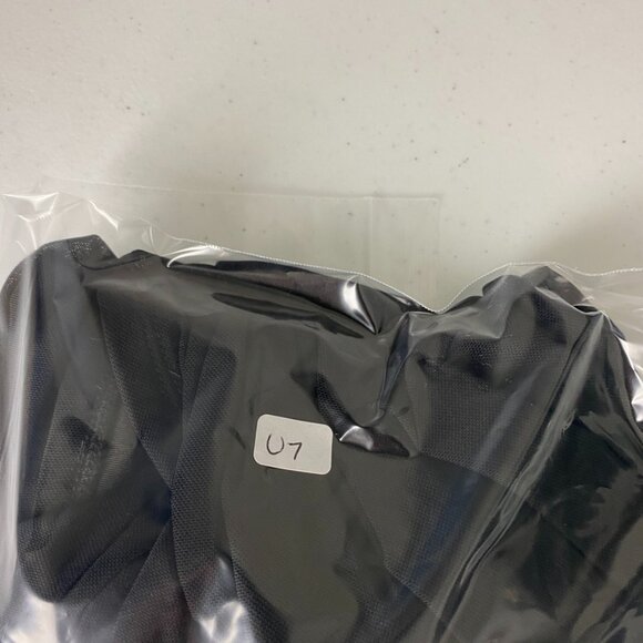 Oh Polly Mini Black Dress US 6 Strappy Ruched Sides - Picture 12 of 12